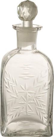 J-Line Karaf Vierkant Glas Transparant