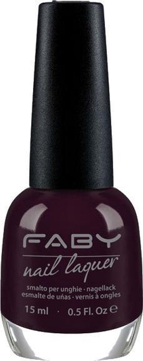 Faby Nagellak Every Woman Is Chic Dames 15 Ml Vegan Aubergine