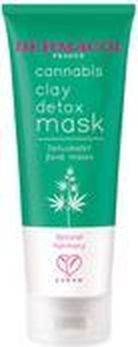 Cannabis Clay Detox Mask - Detoxikaana Jalova! Maska S Konopna1/2m Olejem