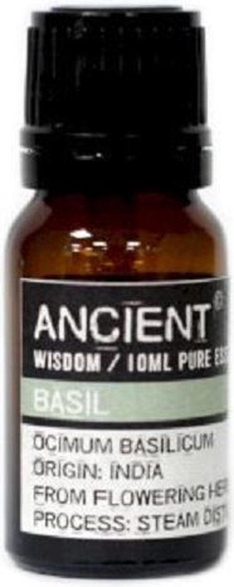 Etherische olie Basilicum - Essentiële olie - 10ml - 100% natuurlijk