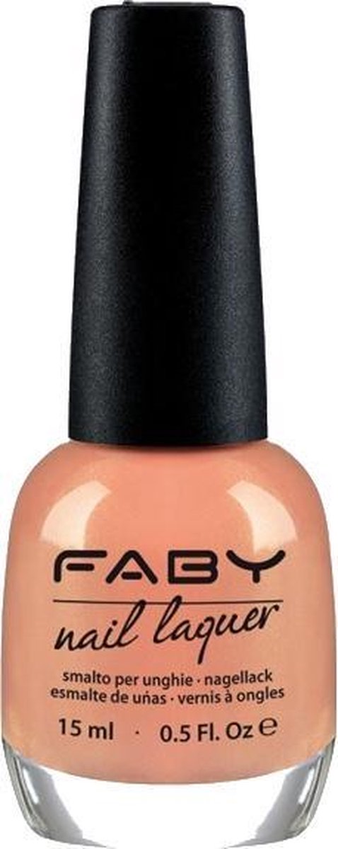Faby Nagellak La Vie En Rose Dames 15 Ml Vegan Perzik