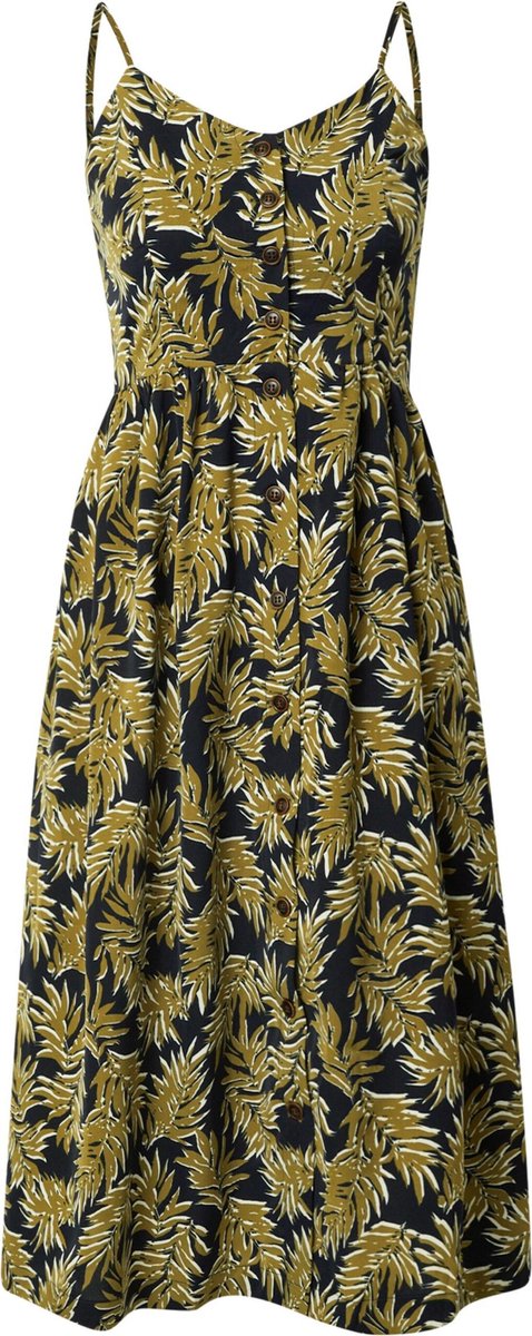 Funky Buddha blousejurk Wit-S (36)