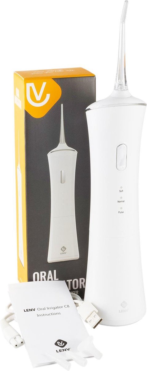 LENV Draadloze Compacte Waterflosser Flosapparaat Monddouche
