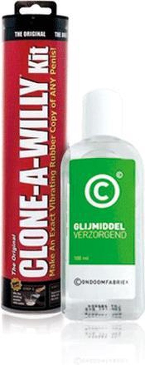 Clone A Willy Original + Condoomfabriek Glijmiddel Verzorgend