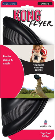 Kong hond Extreme Flyer rubber zwart
