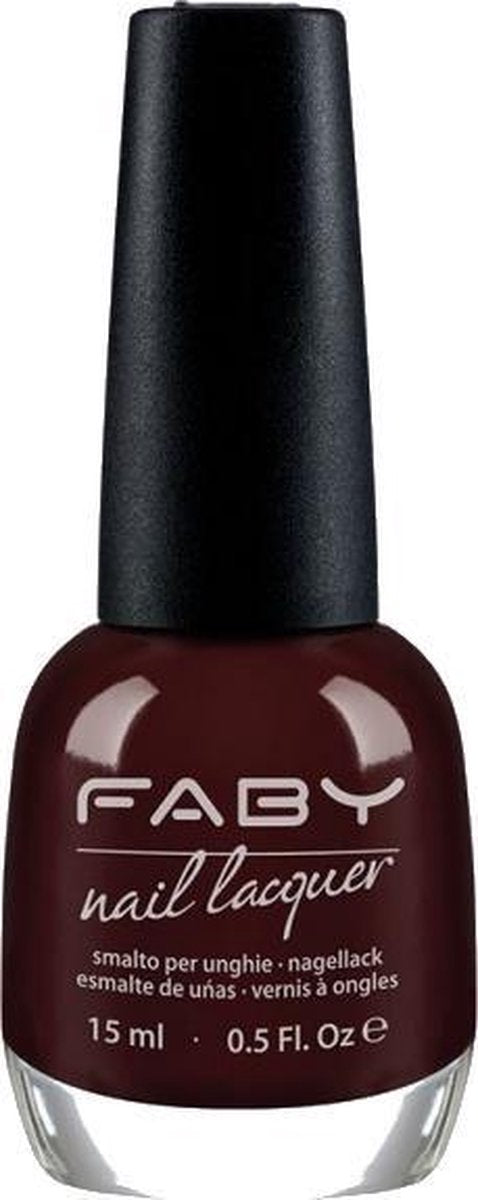 Faby Nagellak A Rhyme For Roxanne Dames 15 Ml Vegan Bordeaux