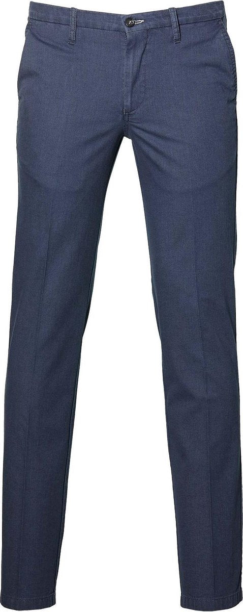 City Line By Nils Pantalon - Slim Fit - Blauw - 54