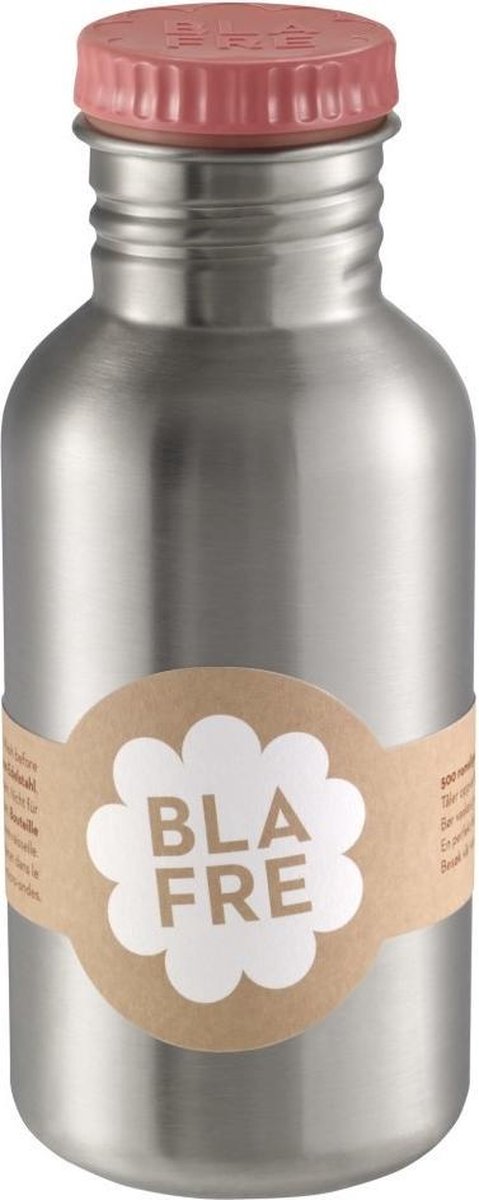 Blafre Stalen drinkfles 500ml | Roze