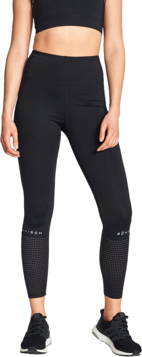 Röhnisch Sportlegging Shiny Dames Polyester/elastaan Zwart Mt Xs