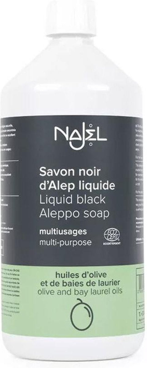 Najel Allesreiniger Zwarte Aleppozeep Olijf 1 liter