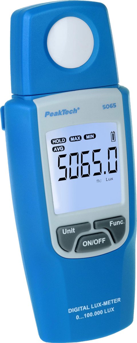 PeakTech 5065 Digitale Lux Meter