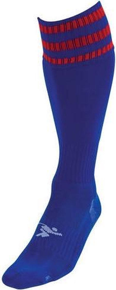 Precision Voetbalsokken Pro Unisex Nylon Blauw/rood Maat 40-44