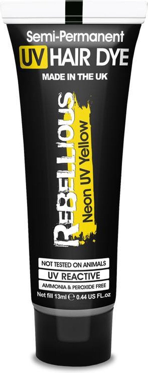 PaintGlow UV Rebellious Colours semi permanente haarverf 13 ml UV Geel