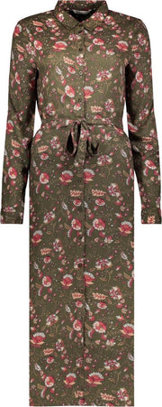 ONLY KLEED DAMES BELLISA KAKI GEBLOEMD L