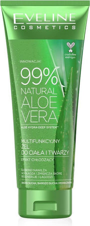 Eveline Cosmetics 99% Natural Aloe Vera Body & Face Gel 250ml.
