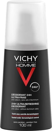 Vichy - Vichy Homme Deodorant Spray 24h Ultra Frais 100 Ml