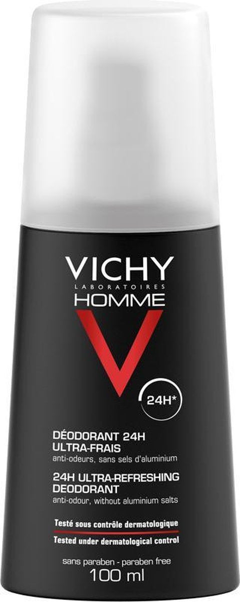 Vichy - Vichy Homme Deodorant Spray 24h Ultra Frais 100 Ml
