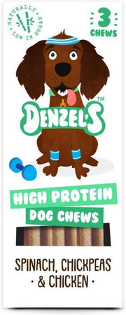 Denzel's Kauwstick - 100% Natuurlijk - Spinazie