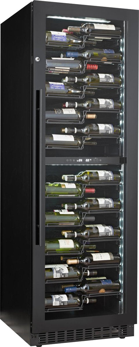 Le Chai PRO1200B - Veelzijdige wijnklimaatkast -120 Flessen - 2 Temperatuurmodel