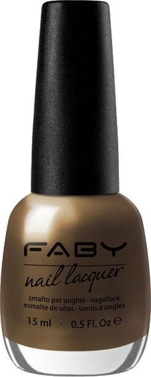 Faby Nagellak Alter Ego Dames 15 Ml Vegan Goudbrons