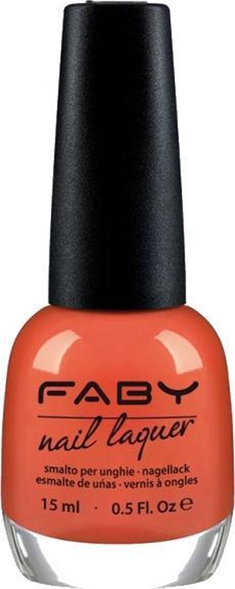 Faby Nagellak Woodstock '69 Dames 15 Ml Vegan Koraaloranje