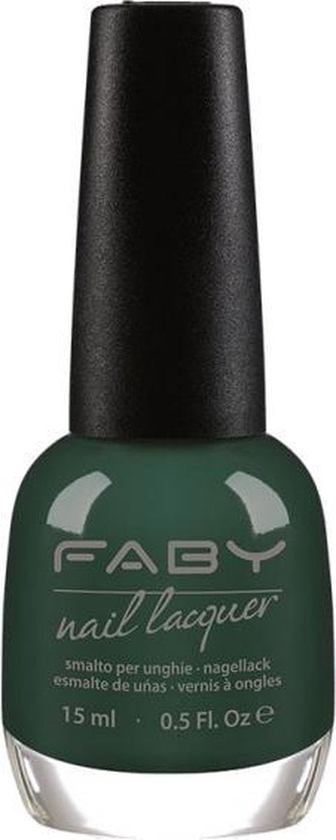 Faby Nagellak Ginevera's Halo Dames 15 Ml Vegan Donkergroen