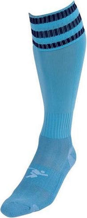 Precision Voetbalsokken Pro Nylon Junior Blauw/navy Maat 30-34