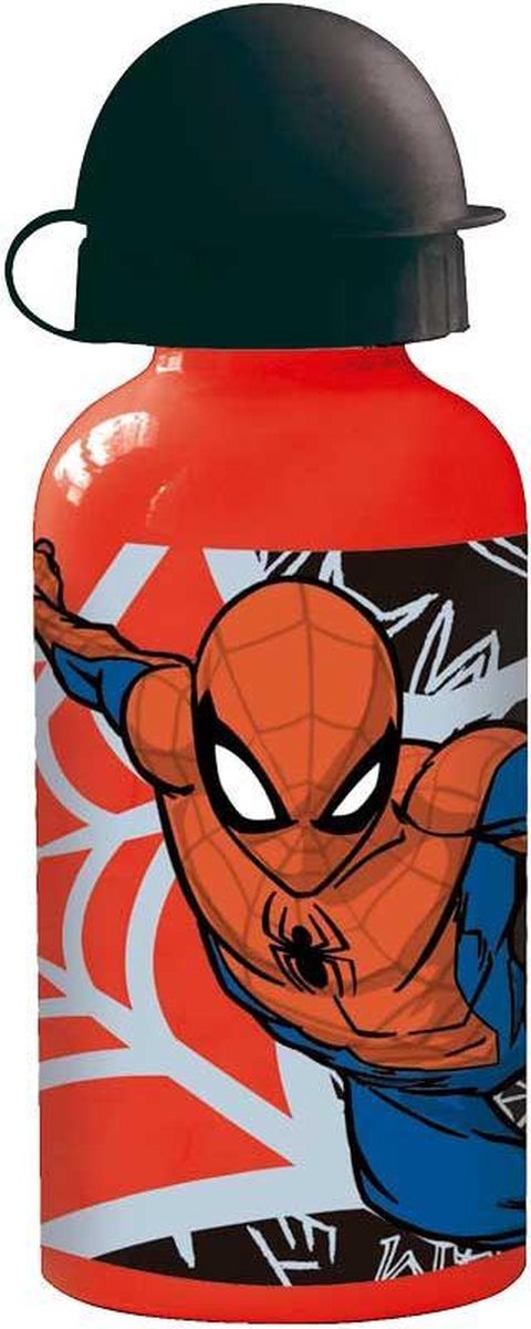 Spiderman Aluminium drinkfles - 400 ml