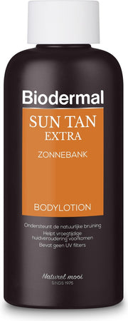 Biodermal Sun Tan Extra zonnebankcreme -  Ondersteunt het natuurlijke bruiningsproces - 200 ml