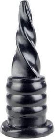 XXLTOYS - Timber - Plug - inbrenglengte 15 X 5 cm - Black - grote Buttplug - Made in Europe - voor Diehards only