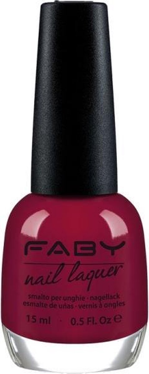 Faby Nagellak As You Like It Dames 15 Ml Vegan Bordeaux