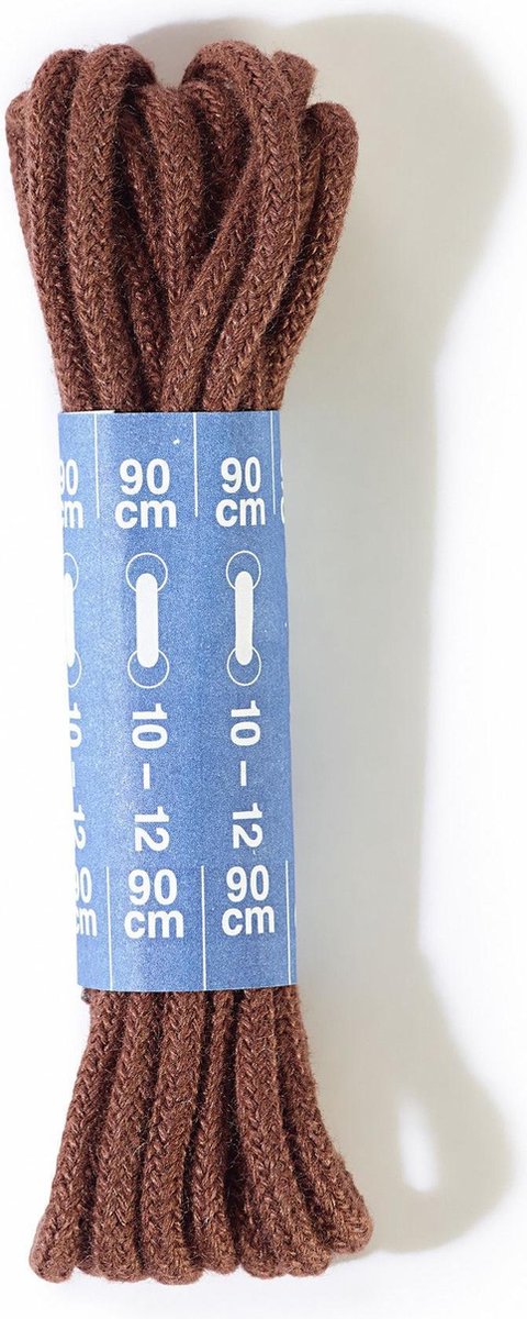 1 paar Ronde Veters Bruin | lengte 90 cm