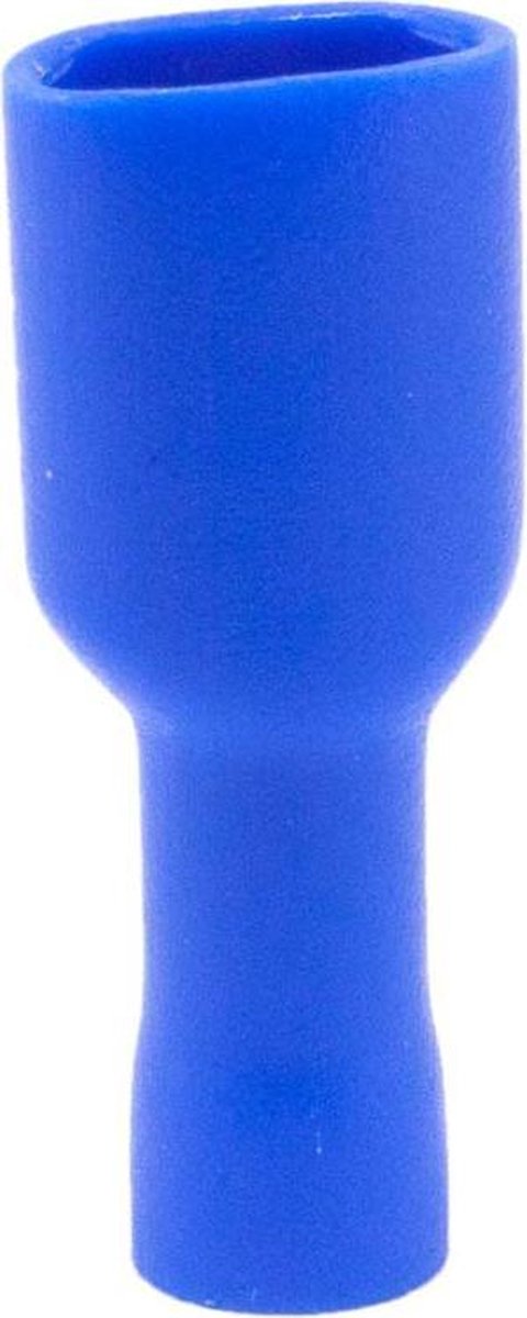 AMP 6.3mm stekkers female blauw (20 stuks) - geïsoleerde kabelschoen - kabelschoenen