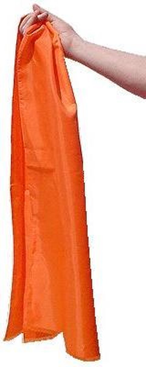 Oranje dames sjaal polyester  - luxe/wk