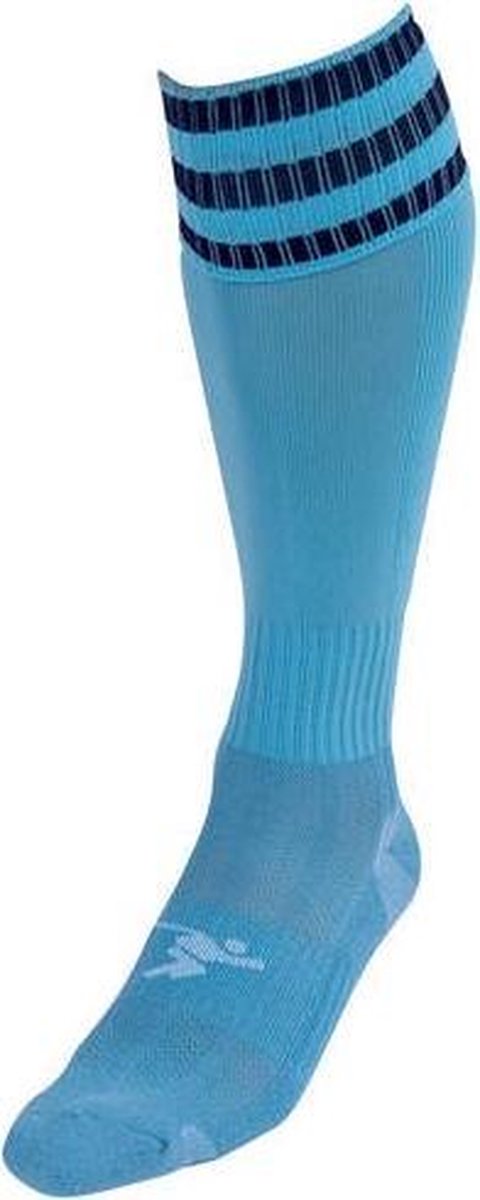 Precision Voetbalsokken Pro Unisex Nylon Lichtblauw/navy Maat 40-44