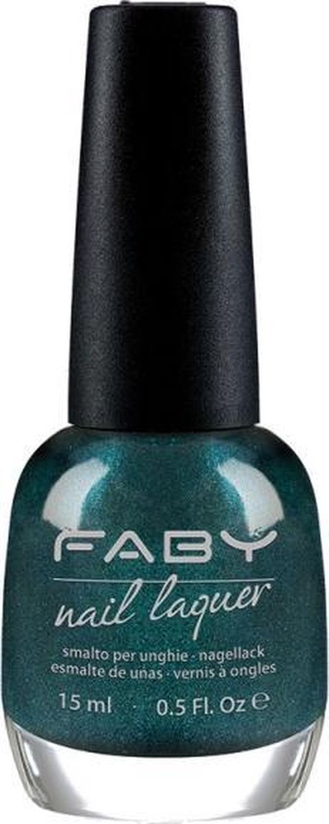 Faby Nagellak Winter Garden Dames 15 Ml Vegan Donkergroen