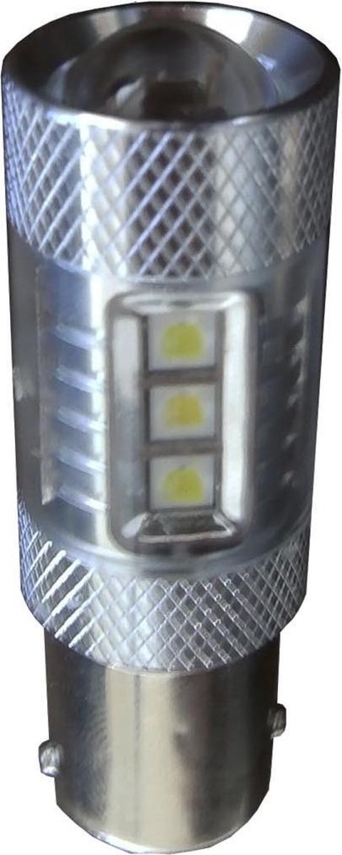 BAZ15d / P21-4w 50w Canbus LED remlicht / achterlicht rood