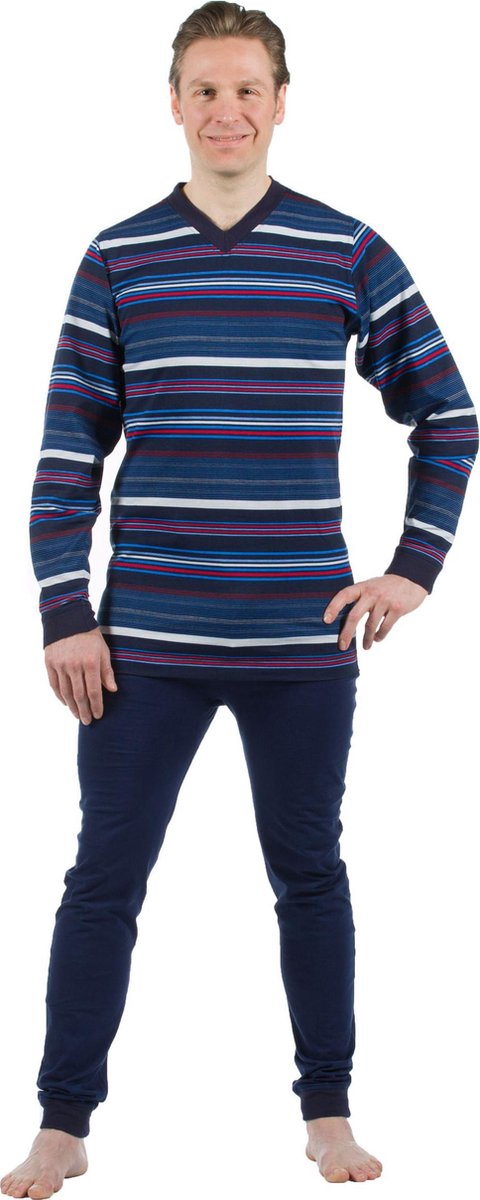 Dessin hansop | Heren | Ritssluiting rug en kruis | Lange mouw/pijp | Strepen | XXXL