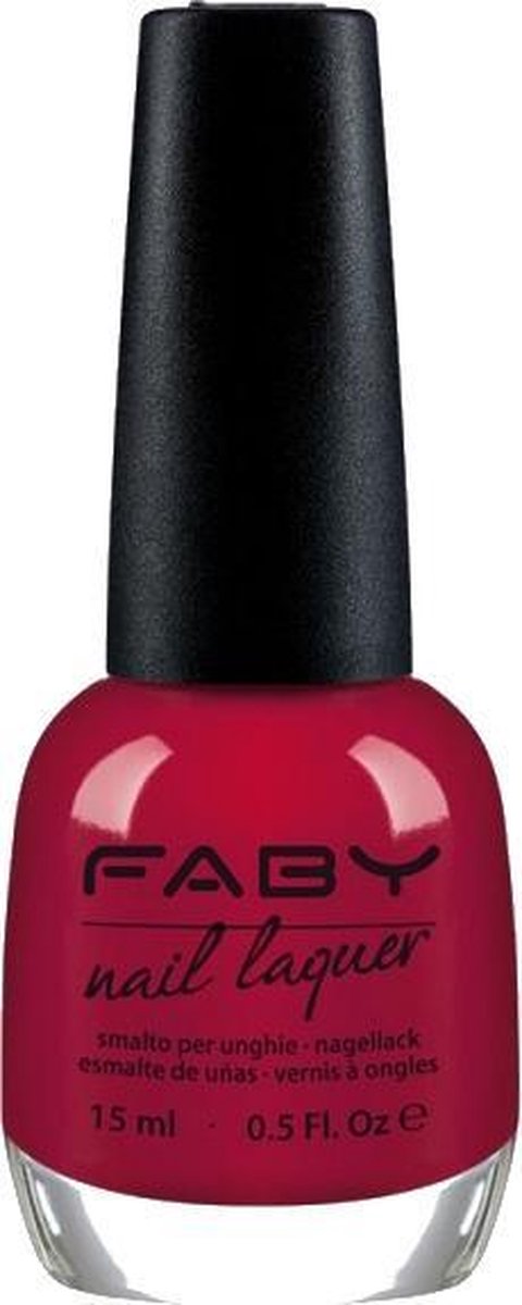 Faby Nagellak I Believe In Lies! Dames 15 Ml Vegan Rood