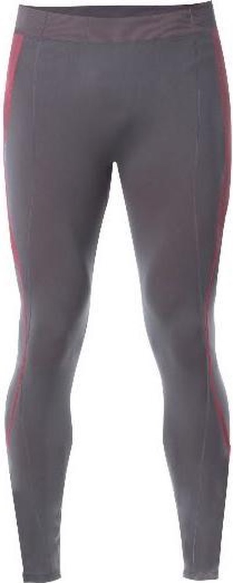 Iron-ic Compressiebroek Performance Heren Polyamide Grijs Mt L/xl