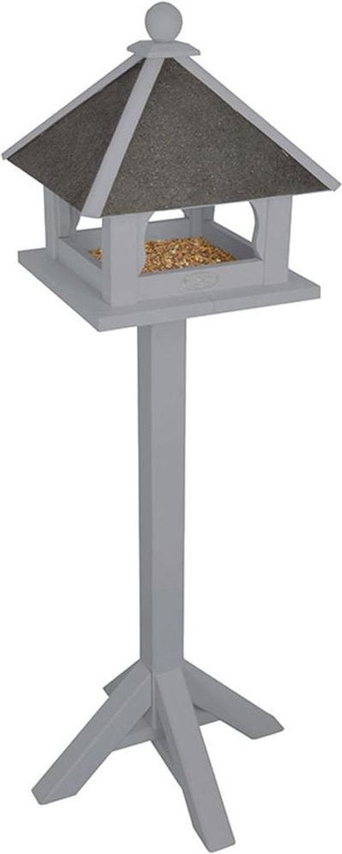 Esschert Design Vogelvoederhuisje - Grijs - 49 cm x 49 cm x 103 cm