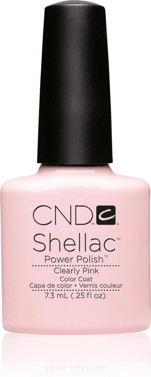 CND - Colour - Shellac - Gellak - Clearly Pink - 7