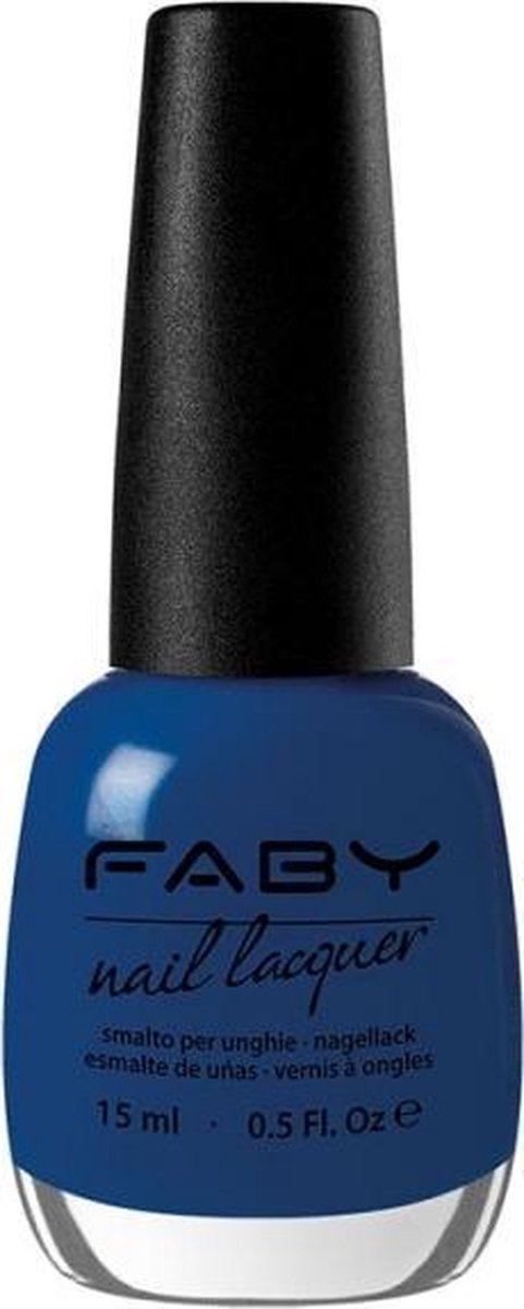 Faby Nagellak A Night On 101 Dames 15 Ml Vegan Donkerblauw