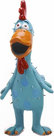 M-pets Piepspeelgoed Kip Roxane 10 X 10 X 26 Cm Latex Blauw