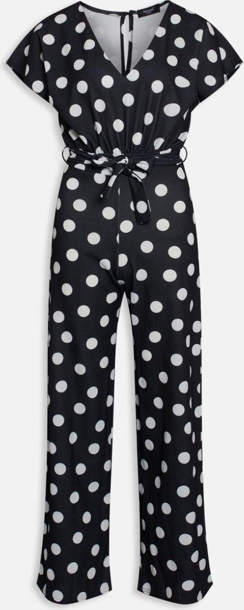 SISTERS POINT Jumpsuit Girl - JU V4  Black_cream