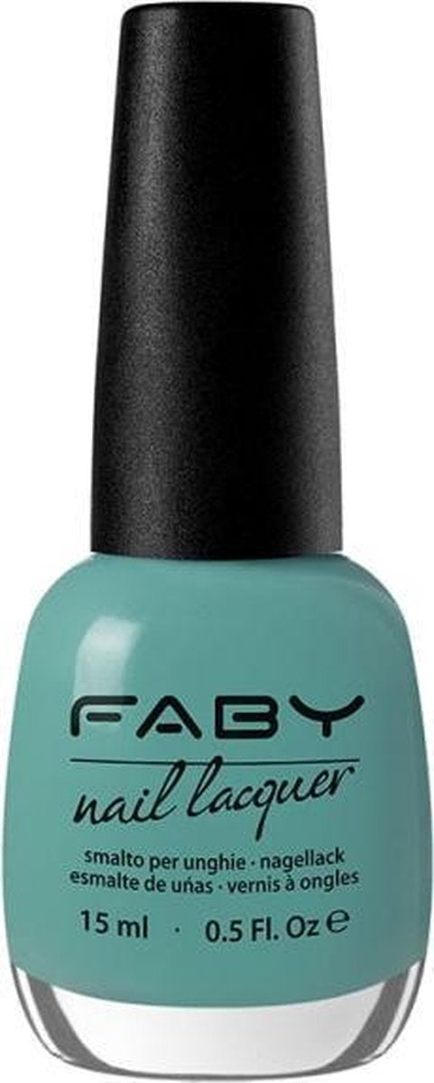 Faby Nagellak La Vita E Bella Dames 15 Ml Vegan Turquoise