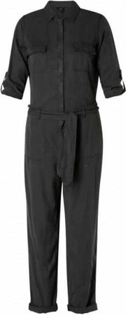 YEST Gianaysha Jumpsuit - Washed Black - maat 40