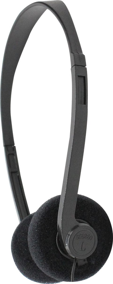 SoundLAB super lichtgewicht on-ear stereo hoofdtelefoon / zwart - 1