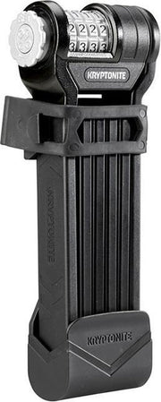 Kryptonite Vouwslot Met Houder Keeper Combo 85 Cm Staal Zwart