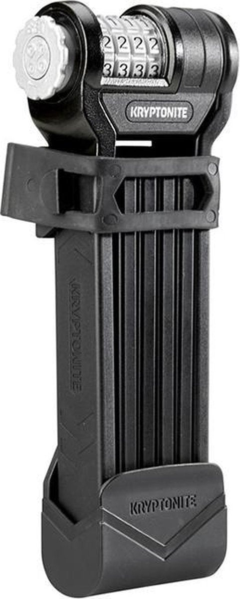 Kryptonite Vouwslot Met Houder Keeper Combo 85 Cm Staal Zwart